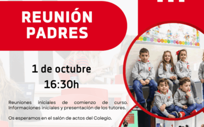 Reuniones iniciales Infantil, Primaria, ESO y FP